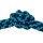 Segeltau Armband 6mm Blau-Türkis Meer geht immer M2 - Handgelenkumfang 17 cm