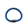 Segeltau Armband 6mm Blau-Schwarz Anker mit Herz L3 - Handgelenkumfang 19,5 cm