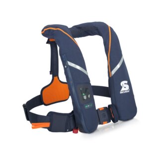 Secumar, automatische Rettungsweste, Survival 275 Harness dunkelblau / orange