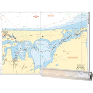 Einzelkarte Barther Bodden - Grabow Zingst / Saaler Bodden (Ausgabe 2023)
