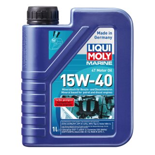 LIQUI MOLY Marine 4T Motor Oil 15W 40 1l