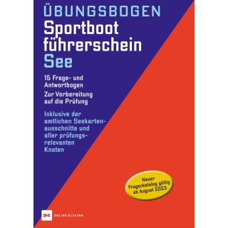 Übungsbogen Sportbootführerschein See - ab 1.8.2023